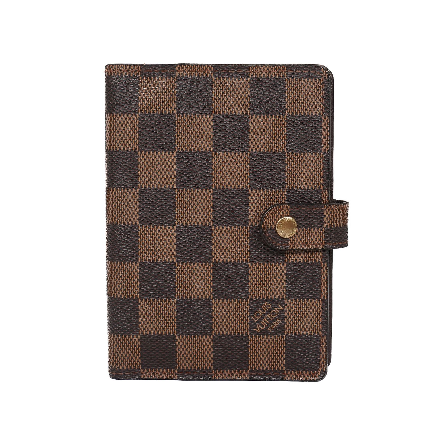 Louis Vuitton Damier Ebene Small Ring Agenda Cover