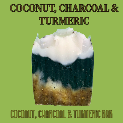 Coconut, Charcoal &amp; Turmeric Bar Soap