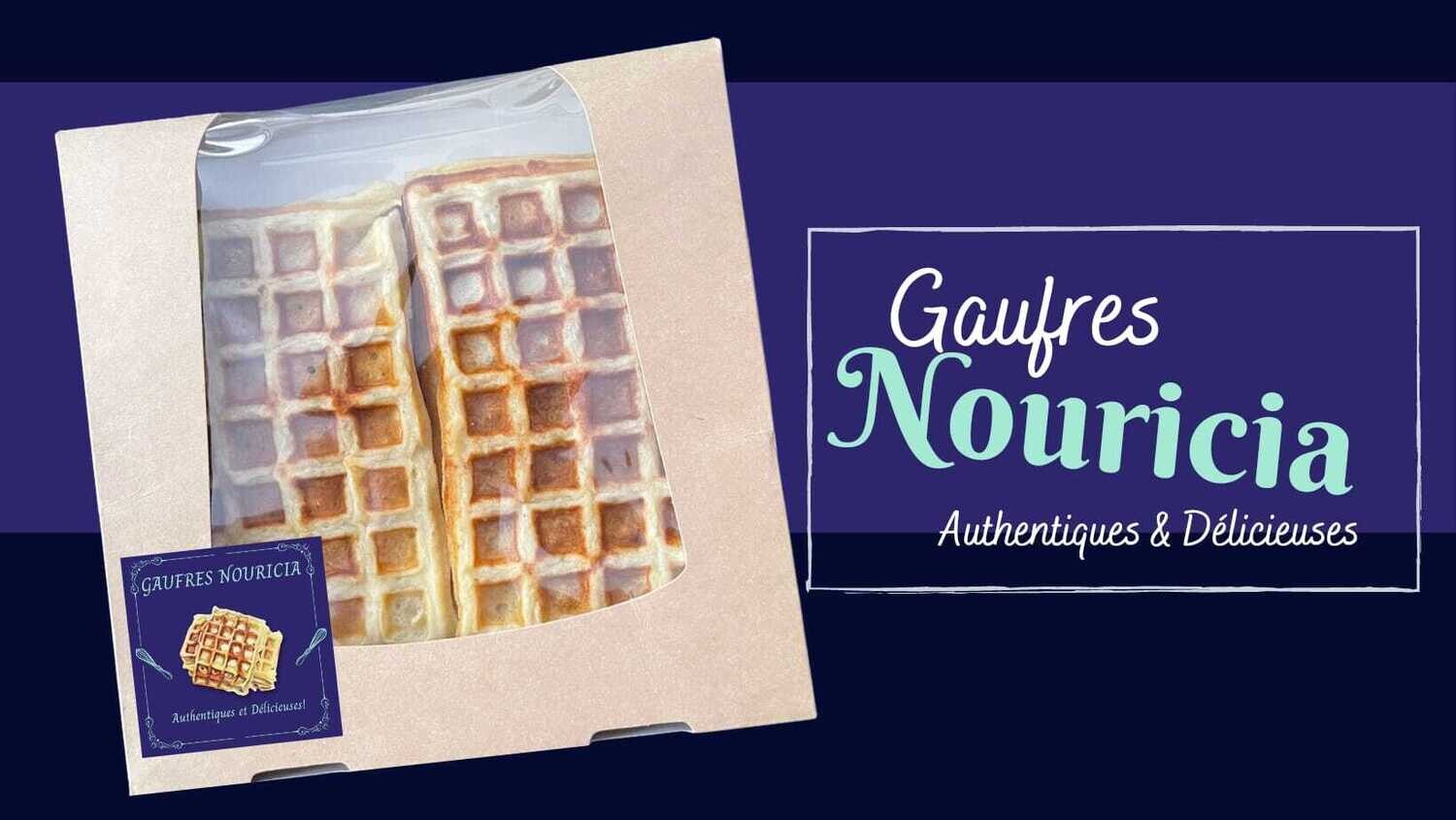 Boîte de 12 gaufres, saveurs de votre choix