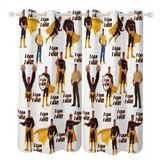 I can & I will 2-Piece Curtain Set