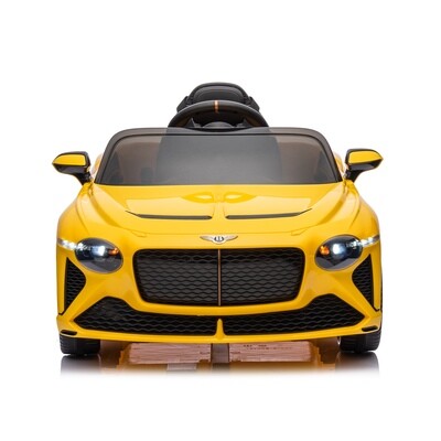 12V Battery Powered Ride On Car for Kids, Licensed Bentley Bacalar, Remote Control Toy Vehicle with Music Player, LED Light, 2 Driving Modes
