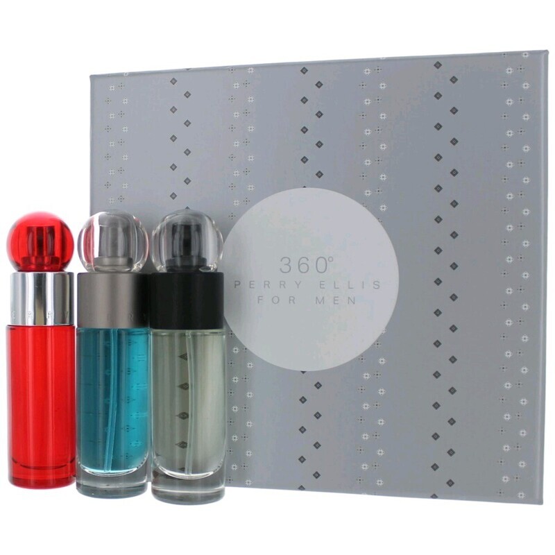 Perry Ellis 360 by Perry Ellis, 3 Piece Variety Set for Men with Reserve