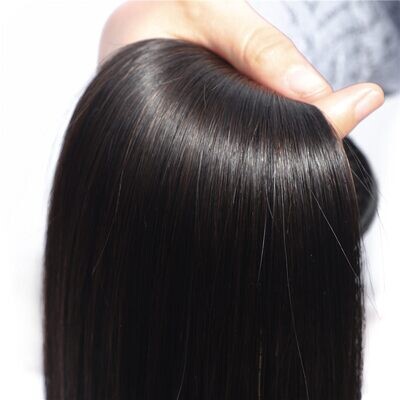 Real Hair Weaves Natural Colors Straight Hair Weaves Brazilian Hair Straight Hair Weaves, Color: 8inch/100g/pcs