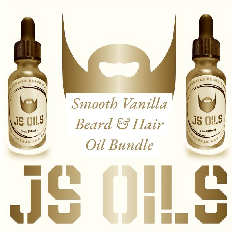 Smooth Vanilla Beard & Hair Oil Bundle