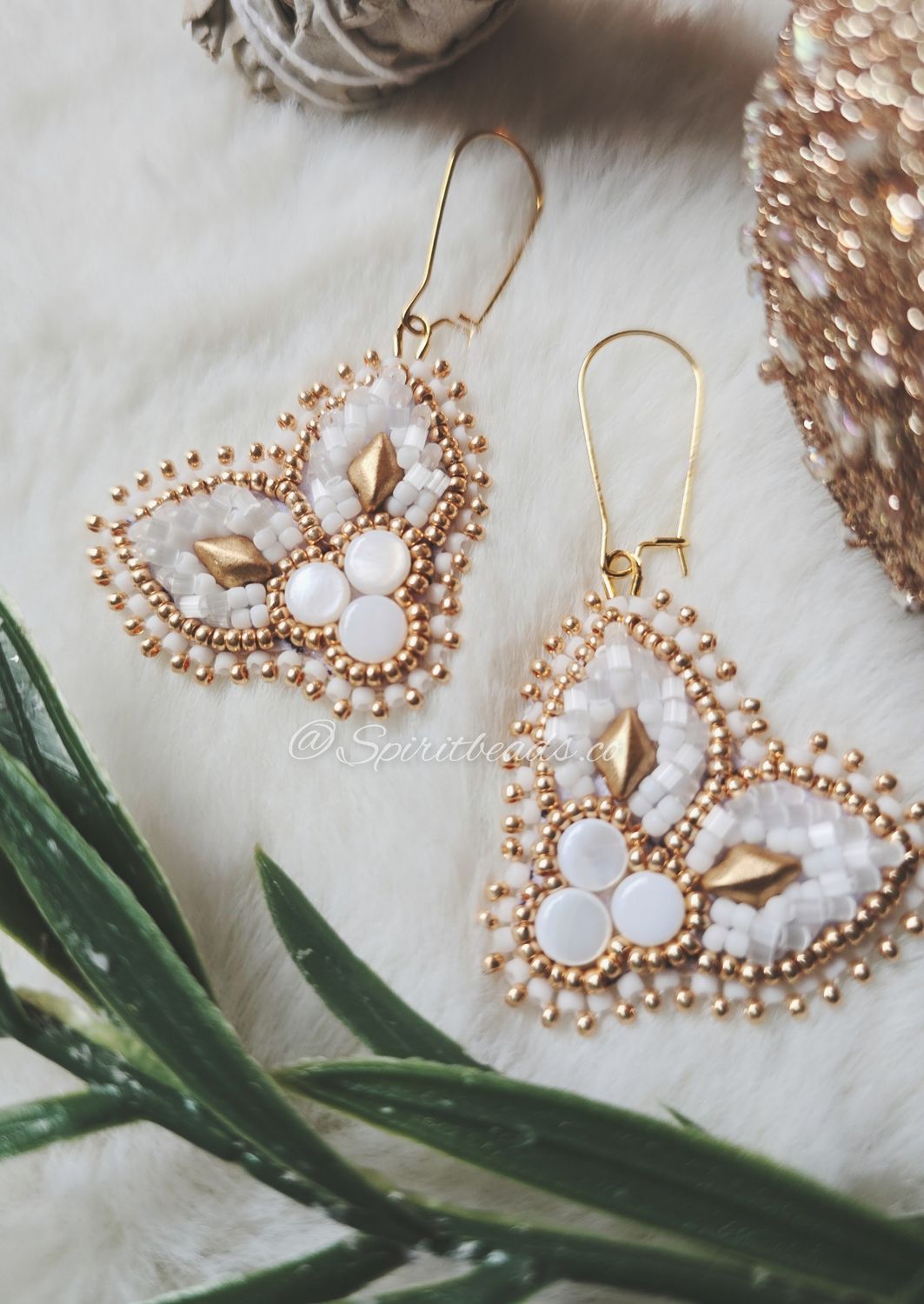 Frosted Snow Berry Earrings