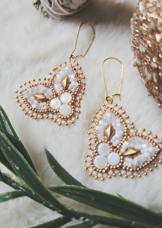 Frosted Snow Berry Earrings