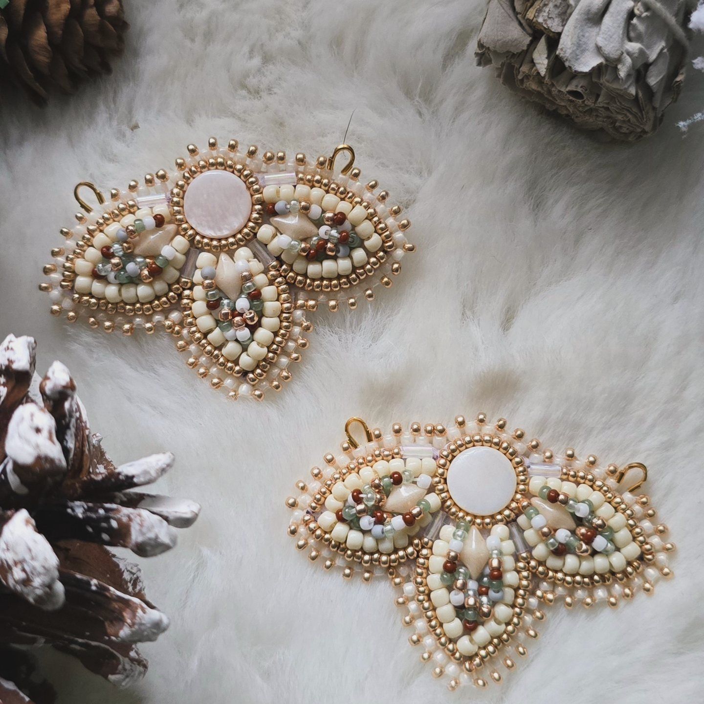 &quot;Frosted Pine&quot; half florals