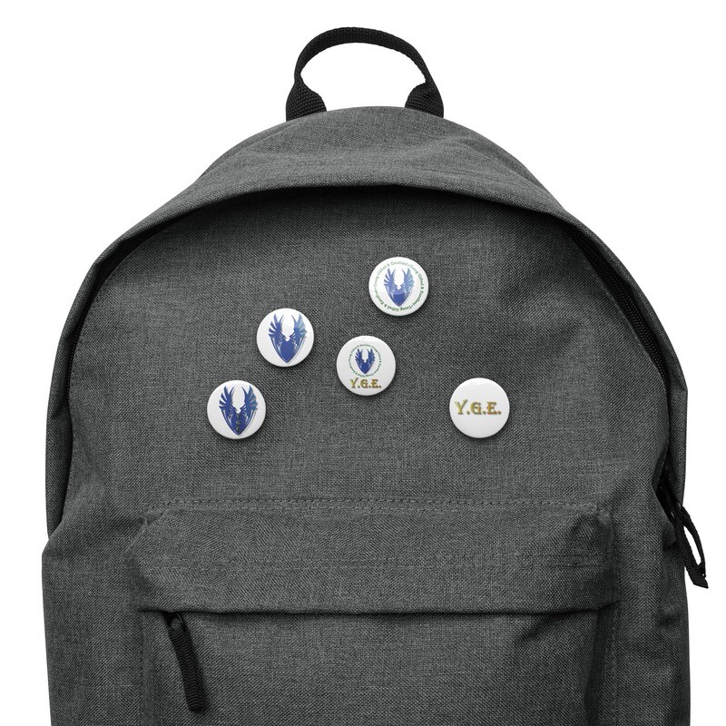 YGE Set of pin buttons