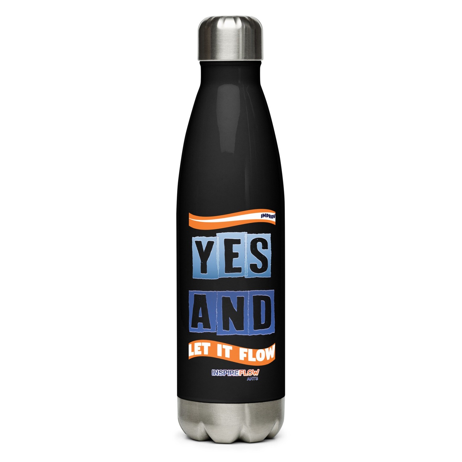 Let it Flow Improv Stainless steel water bottle