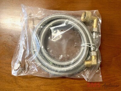 Dishwasher hose Stainless Steel Dishwasher Hose Kit - Burst Proof Water Supply Line with 3/8