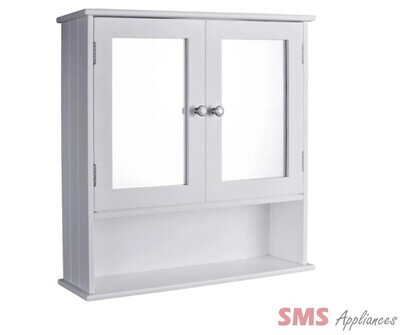 NEW TROSA 2 Door Wall Cabinet With Mirror from JYSK