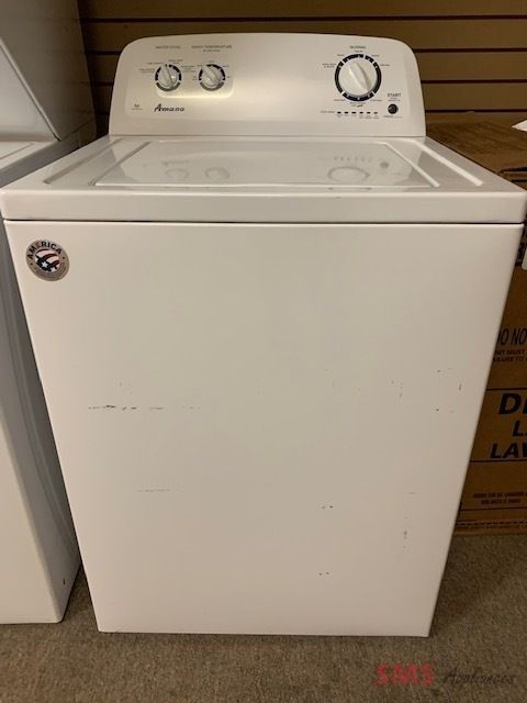 Amana 3.5-cu ft Agitator Top-Load Washer (White).  Model: NTW4516FW3