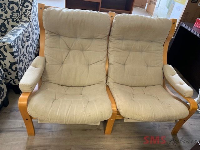 Double chair. Dimensions: H- 37”, W- 59”, D- 32”