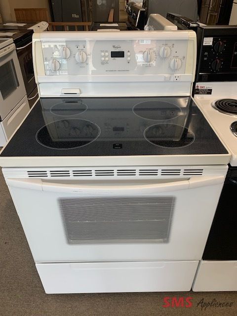 Whirlpool 30-in Glass Top 4 Burners STOVE. M/N: WGP8301