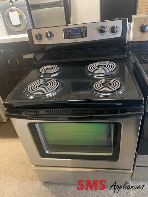 Whirlpool coil stove 30". M/N: YREF26LXTS