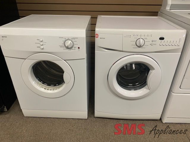 Maytag 24" Washer and Dryer Set.
Washer MHWC75004W0
Dryer YMED75004W
