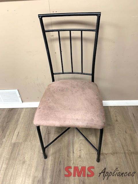 Plastic and metal base chair