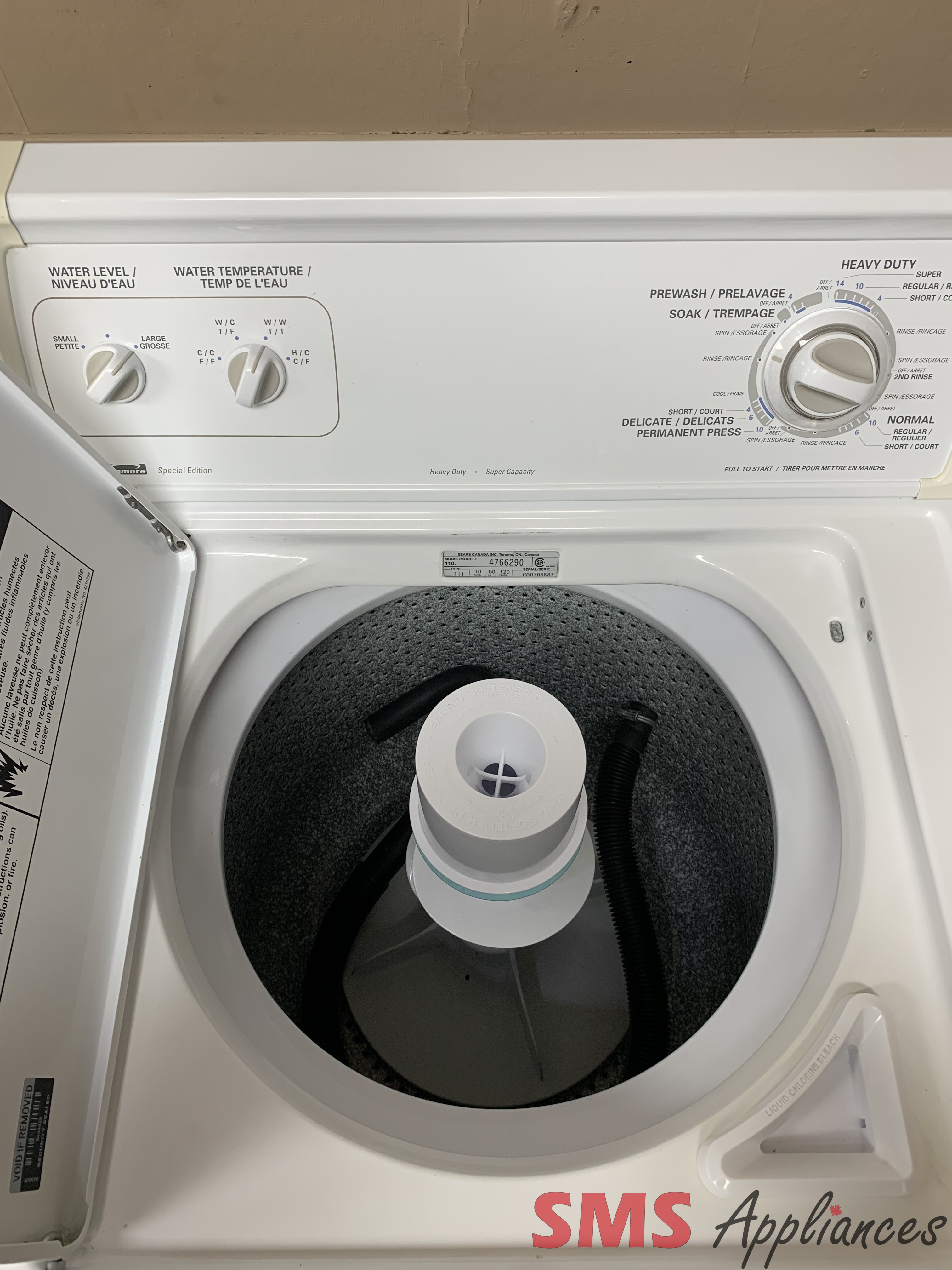 Kenmore special edition top load washer M/N 110. 4766290