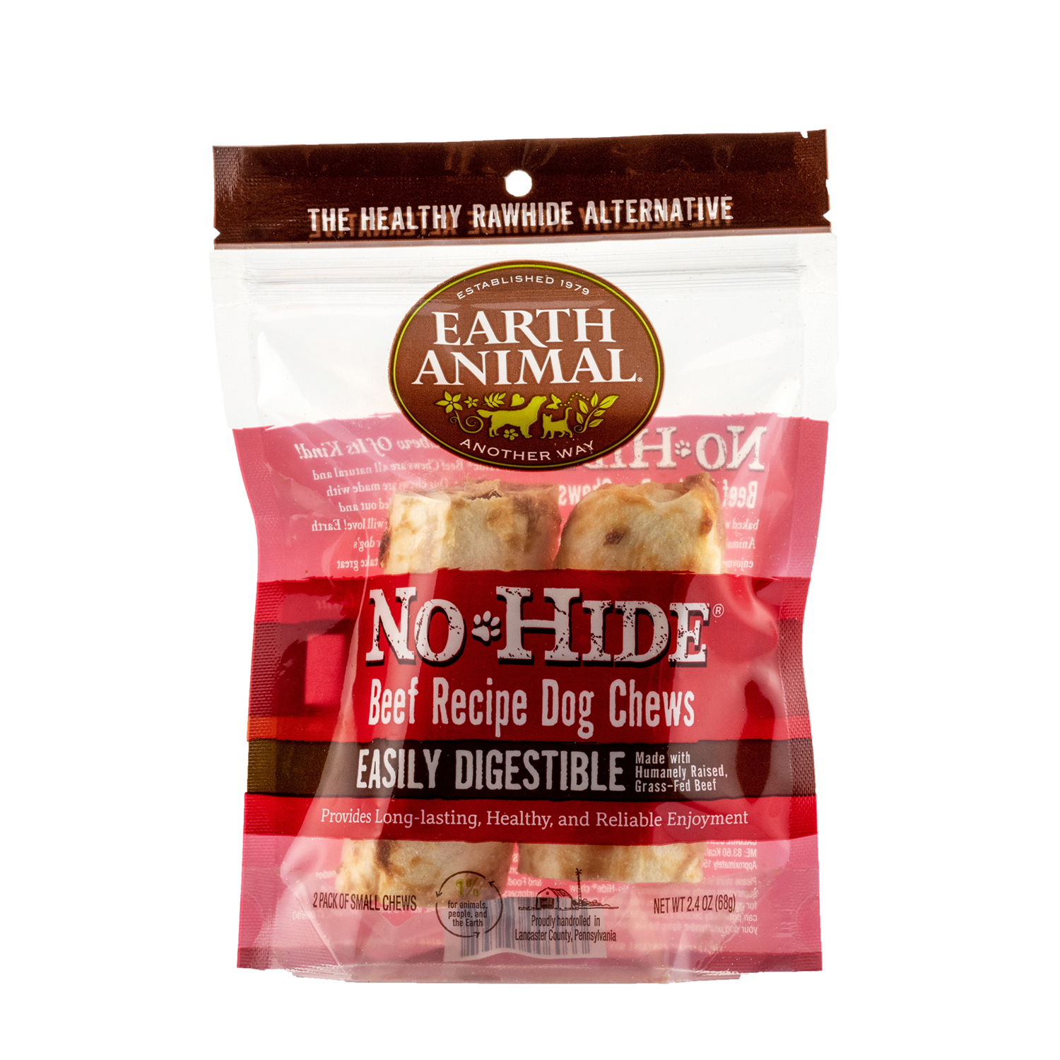 Beef No-Hide Wholesome Chews 2pk