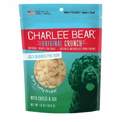 Charlee Bear Cheese &amp; Egg Dog Treats 16oz