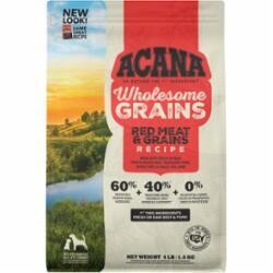 Acana Wholesome Grains, Red Meat &amp; Grains Recipe 4lb