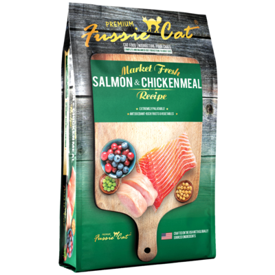 Fussie Cat Market Fresh - Salmon &amp; Chicken Meal