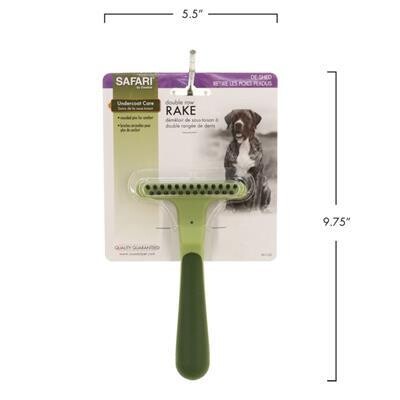 Safari Undercoat Rake - double row