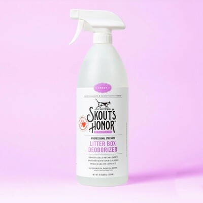 Skout&#39;s Honor Professional Strength Litter Box Deodorizer, 35-oz bottle