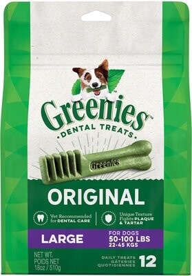 Greenies Regular Dental Dog Treats