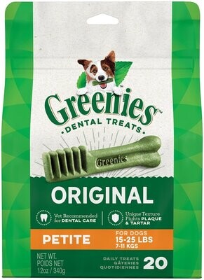 Greenies Petite Dental Dog Treats 12oz