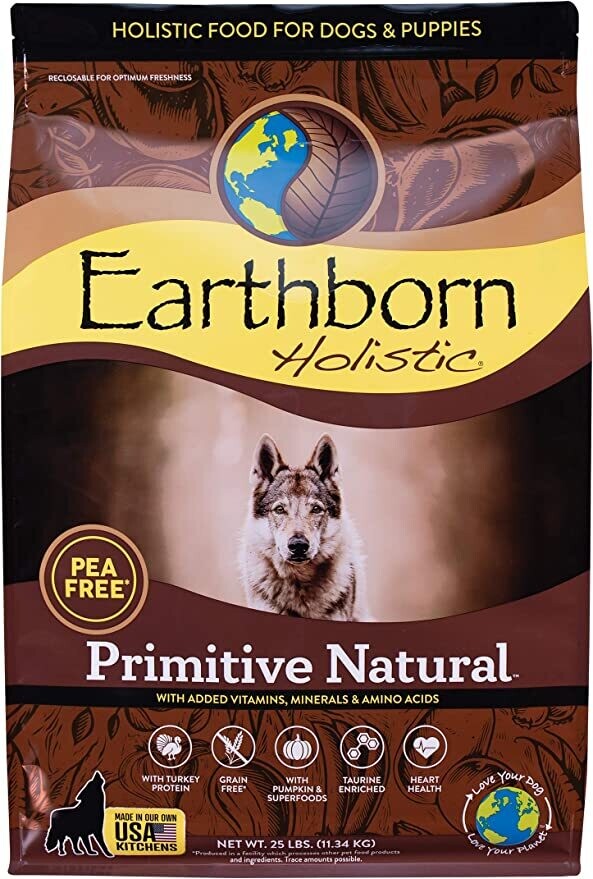 Earthborn Dog Grain Free Primitive Natural 25lb