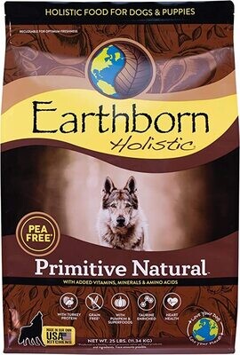 Earthborn Dog Grain Free Primitive Natural 25lb