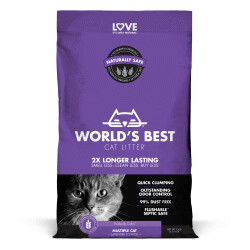 WORLD&#39;S BEST CAT LITTER MULTIPLE CAT LAVENDER SCENTED
