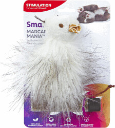 SMARTYKAT MADCAP MANIA REFILLABLE MOUSE CATNIP CAT TOY