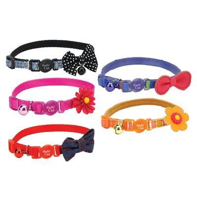 Safe Cat Embellished Fashion Collar
