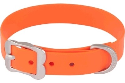 Orange VIVID PVC - Dog Collars