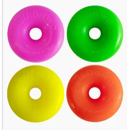 Ruff Dawg Indestructible Dawg Nut Tough Dog Chew Toy, Color Varies Small