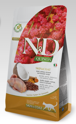 N&amp;D Cat Skin &amp; Coat Adult 3.3lb