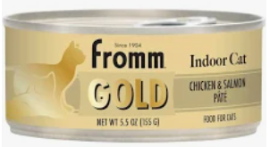 Fromm Cat Gold Indoor Chicken &amp; Salmon Pate 5.5 oz