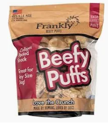 Frankly Venison Beefy Puffs 5oz