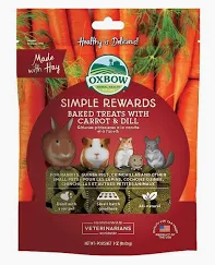 Oxbow Baked Treats w/Carrot &amp; Dill 3oz