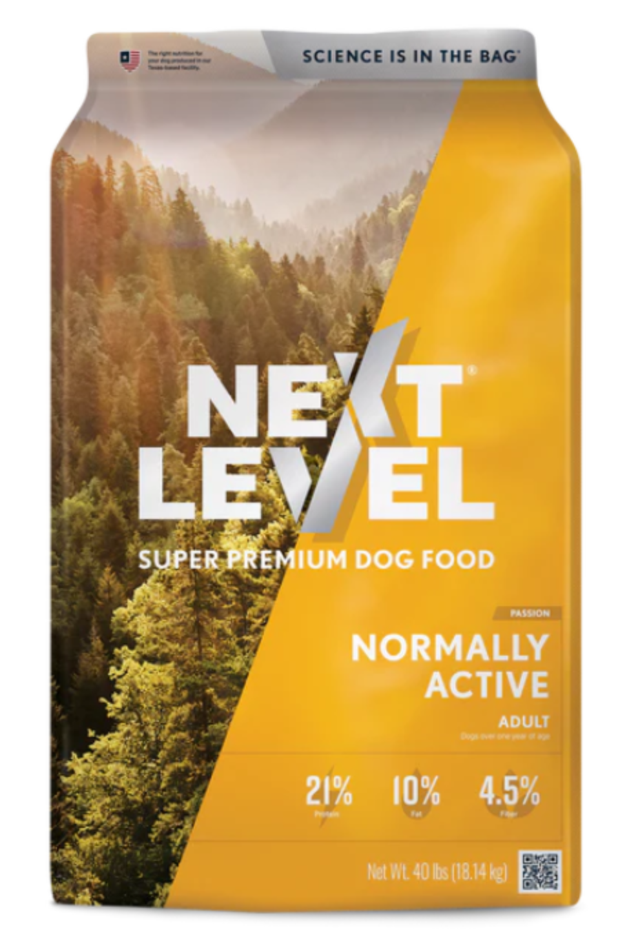 Next Level Normally Active Adult Dry Food 40lbs