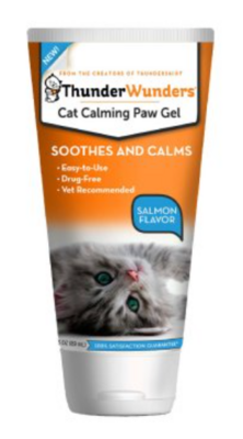 ThunderWunder® Salmon Flavor Calming Paw Gel for Cats 3oz