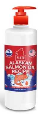 Plato Pet Treats® Wild Alaskan Salmon Oil Dog Supplement 15.5oz