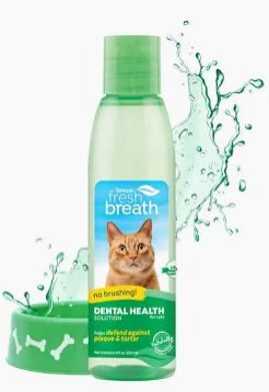Tropiclean Dental Solution for Cats 8oz.