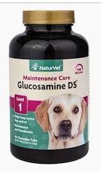 NaturVet Glucosamine DS For Dogs 60 tabs