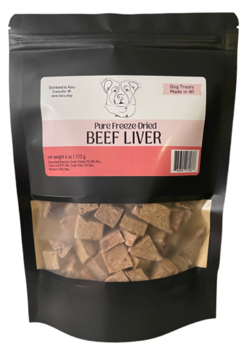 Koira Freeze Dried Beef Liver 4oz