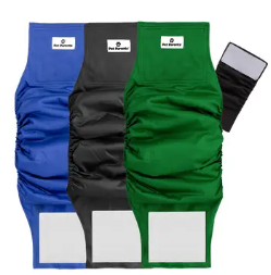 Belly Bands (3-Pack) + Extendrs®, Washable Dog Belly Bands