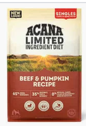 Acana Beef &amp; Pumpkin Dog 22.5lbs