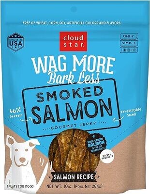Wag More Jerky Grain Free Smoked Salmon 10oz